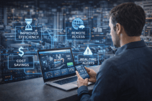 Remote monitoring in industrial control systems