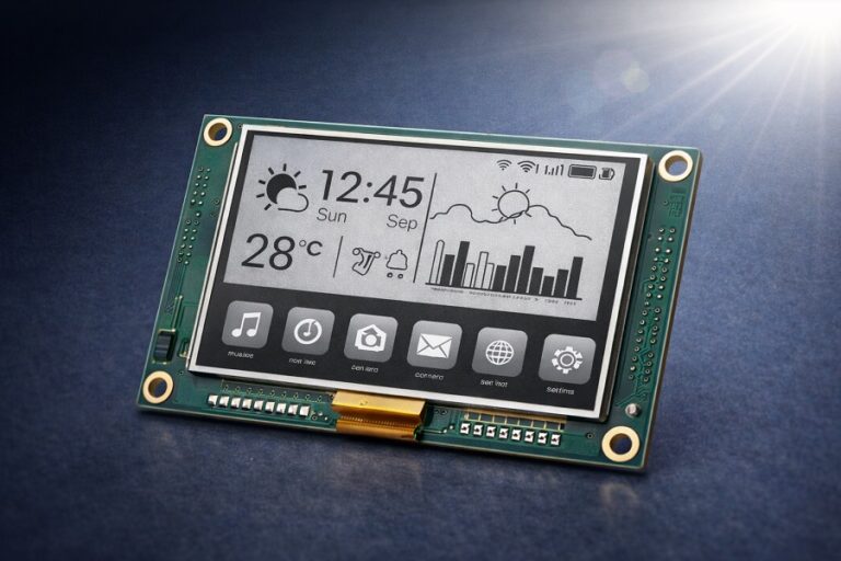 Reflective LCD display