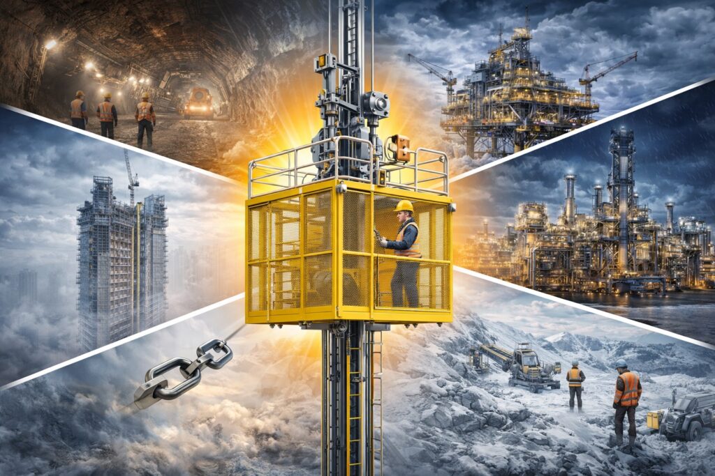 rack and pinion elevator