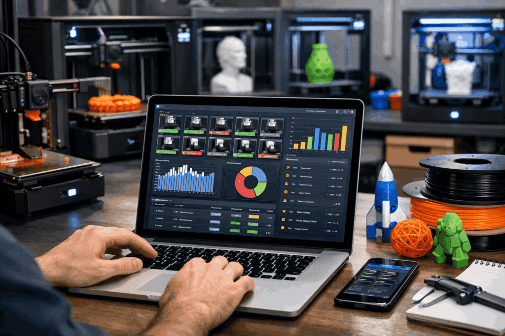 3D print farm software